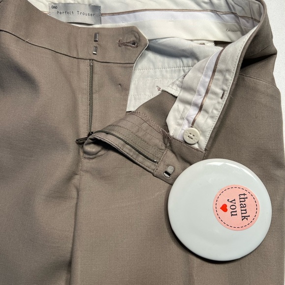 Gap Midrise Perfect Wide Leg Trouser Sz 0R - Picture 4 of 8